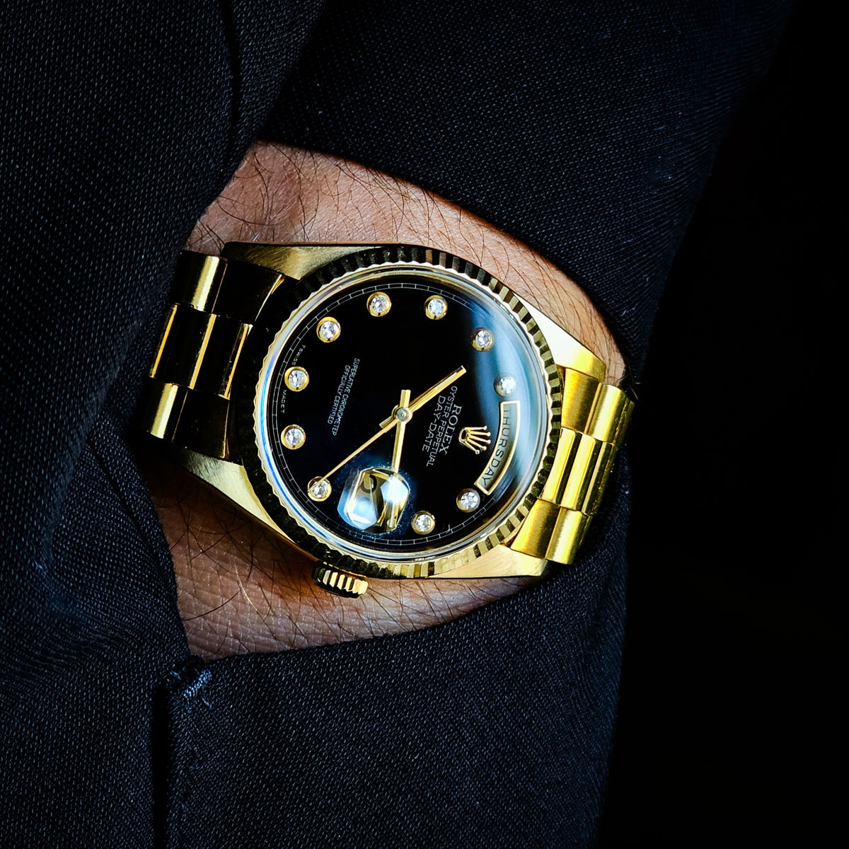 Rolex Day-Date 18238 Onyx Pinball, 1997, photo 11 of 11