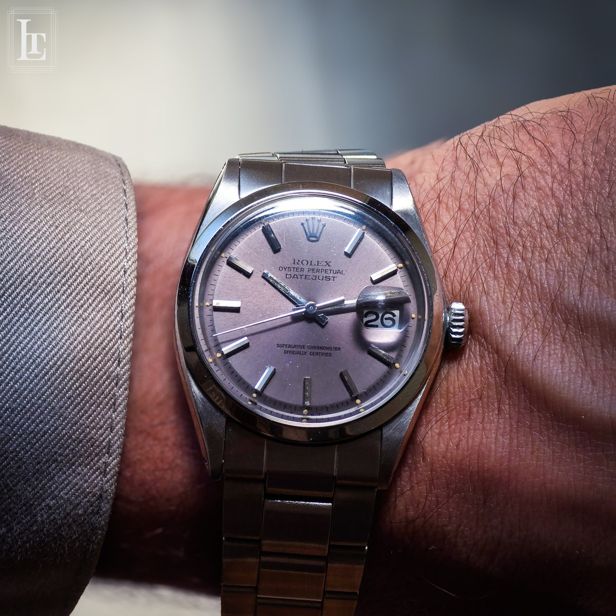 Rolex Datejust ref.1600 grey b&p, 1970, photo 12 of 12