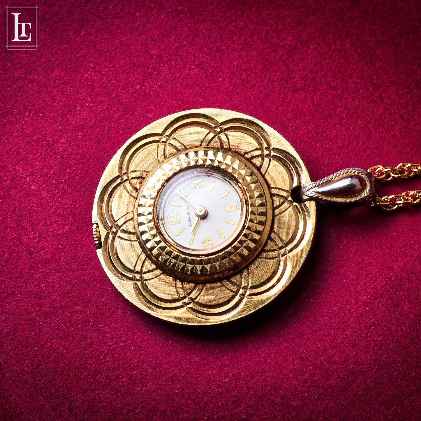Caravelle orologio gioiello pendente