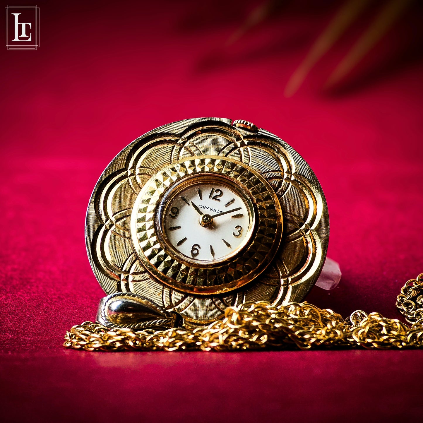 Caravelle orologio gioiello pendente