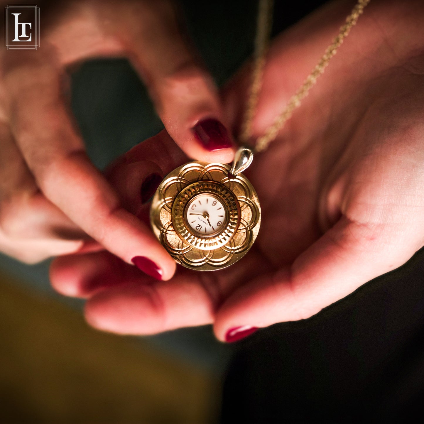 Caravelle orologio gioiello pendente