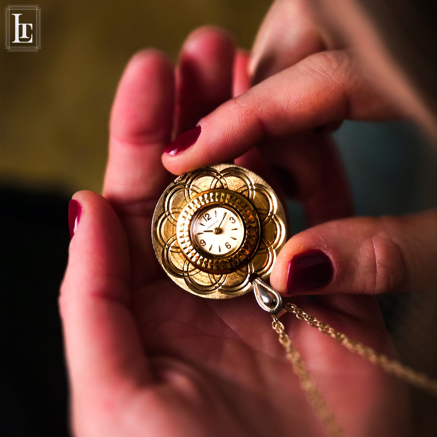 Caravelle orologio gioiello pendente