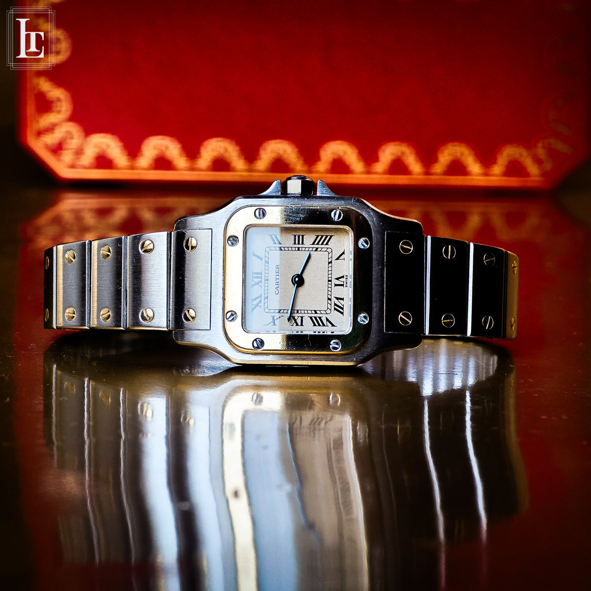 Cartier Santos Galbée lady a/o, ref. 1057930, 1992, photo 8 of 8