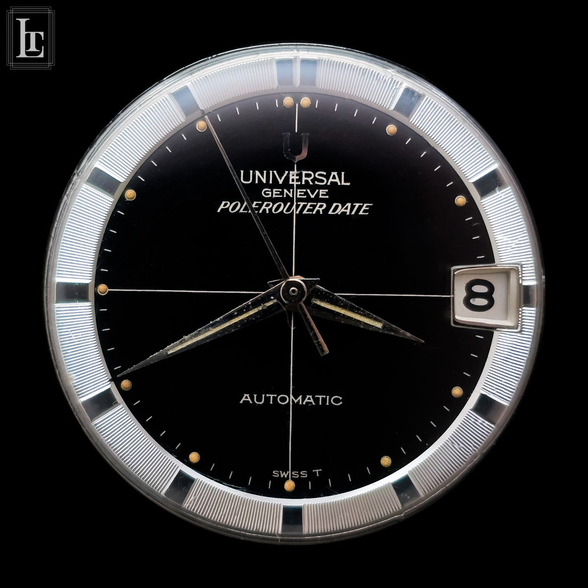 Universal Genève Polerouter black gilt, ref. 204612/2, 1964, photo 14 of 14