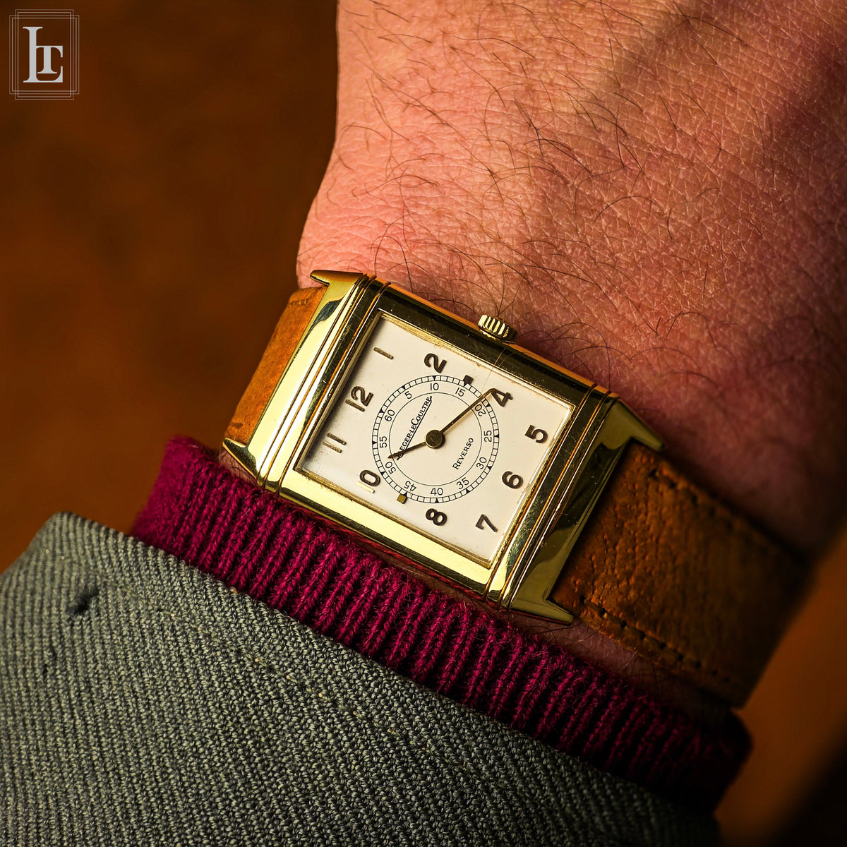 Jaeger LeCoultre Reverso gold, ref. 6184.21, 1980, photo 10 of 10