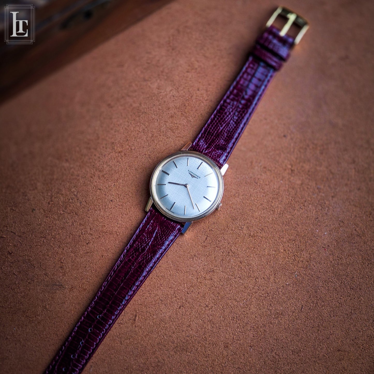 Longines classic linen gold