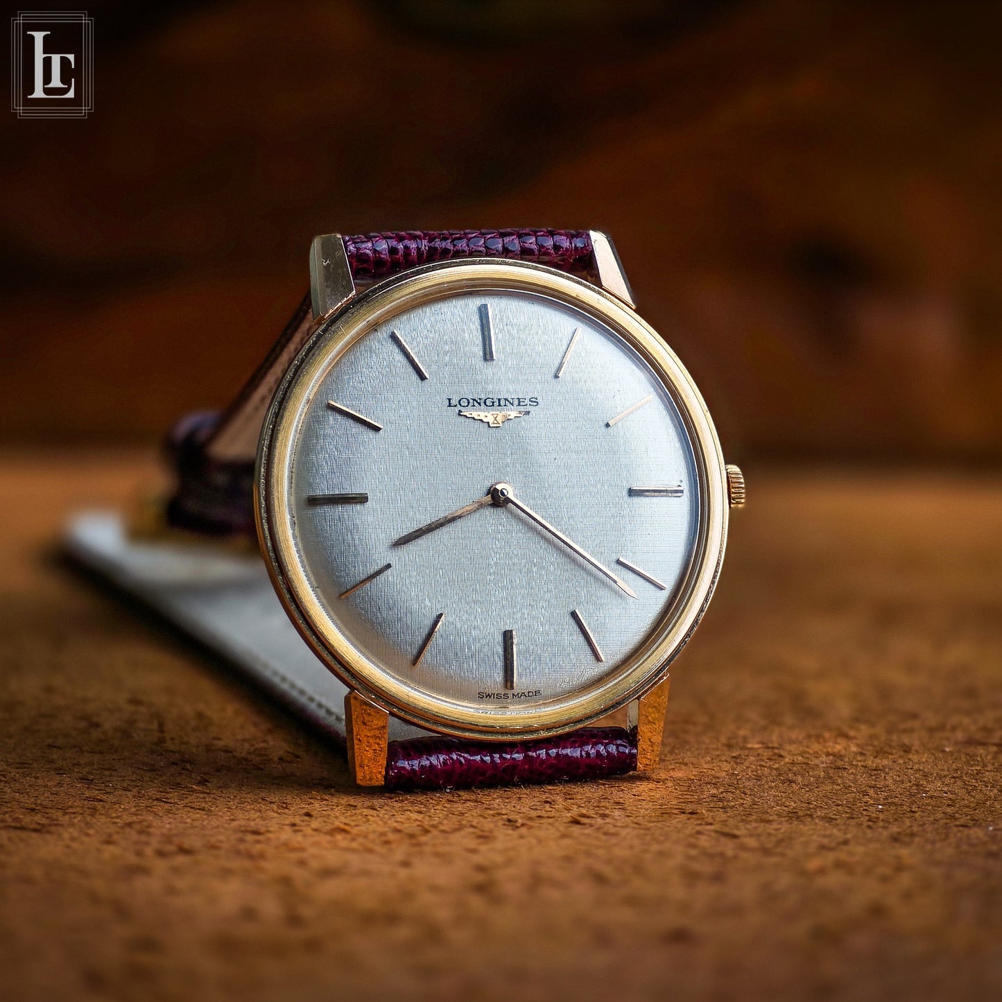 Longines classic linen gold