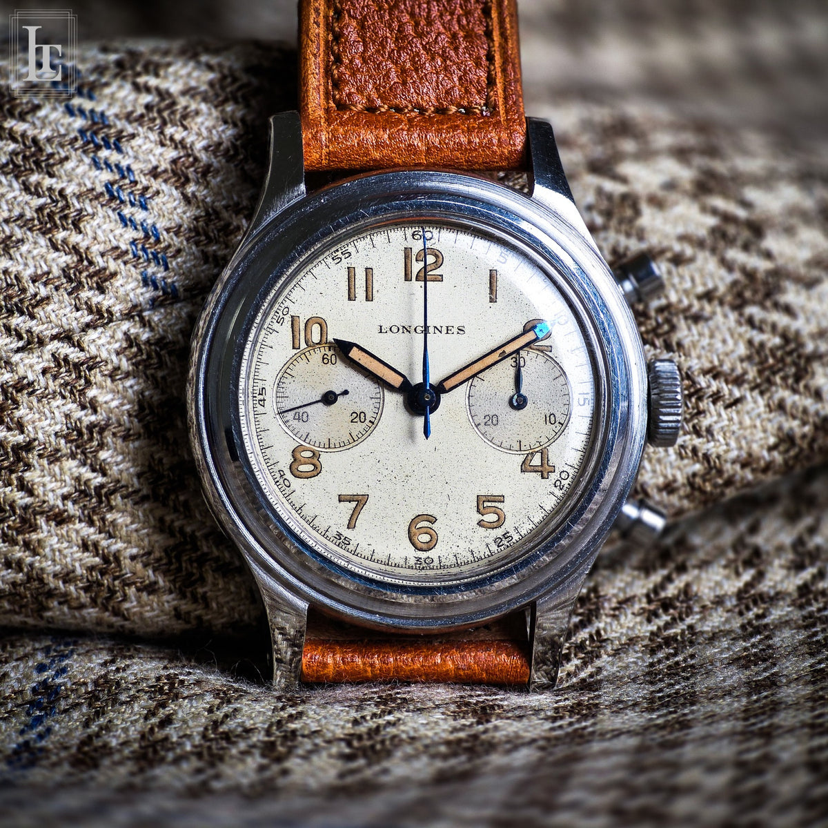 Longines 13zn Chronograph "Doppia linguetta" Ref. 5415, 1946, photo 16 of 16