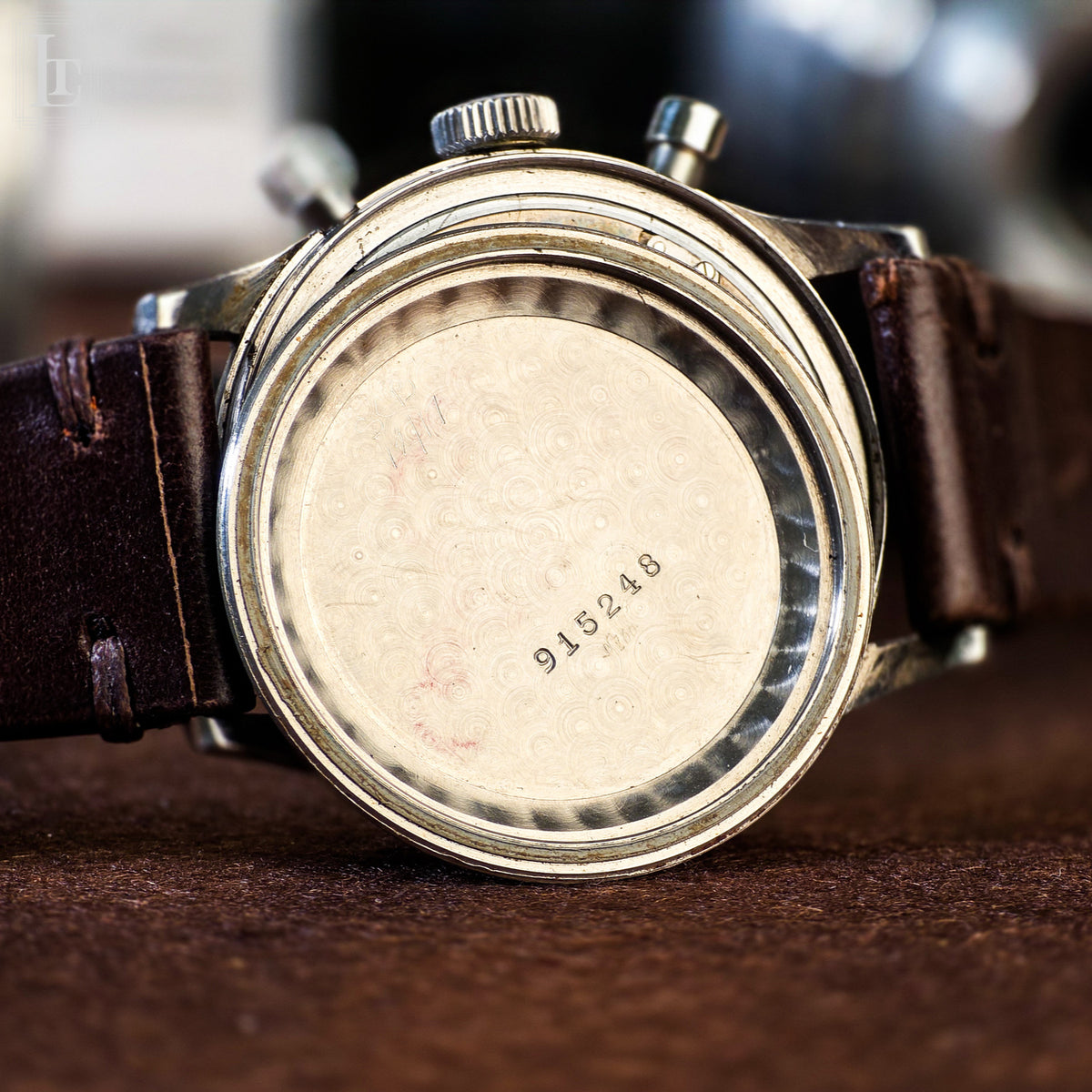 Zenith chronograph EP brown military, ref. 143-6, 1954, photo 15 of 15