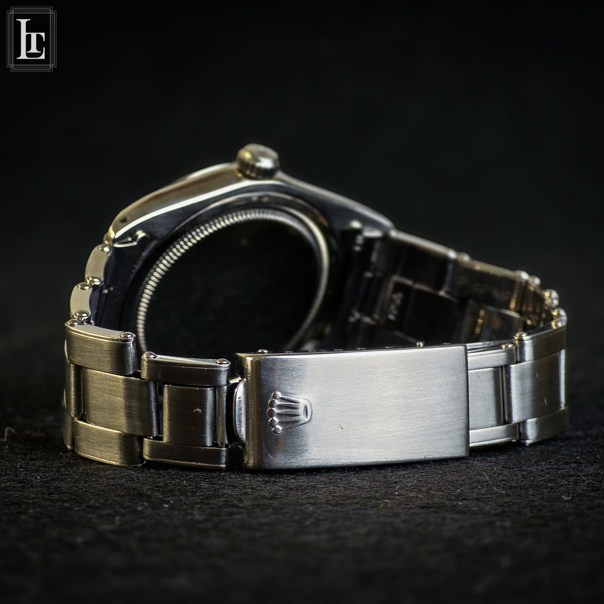 Rolex Oysterdate Precision black, ref. 6694, 1972, chiusura e bracciale
