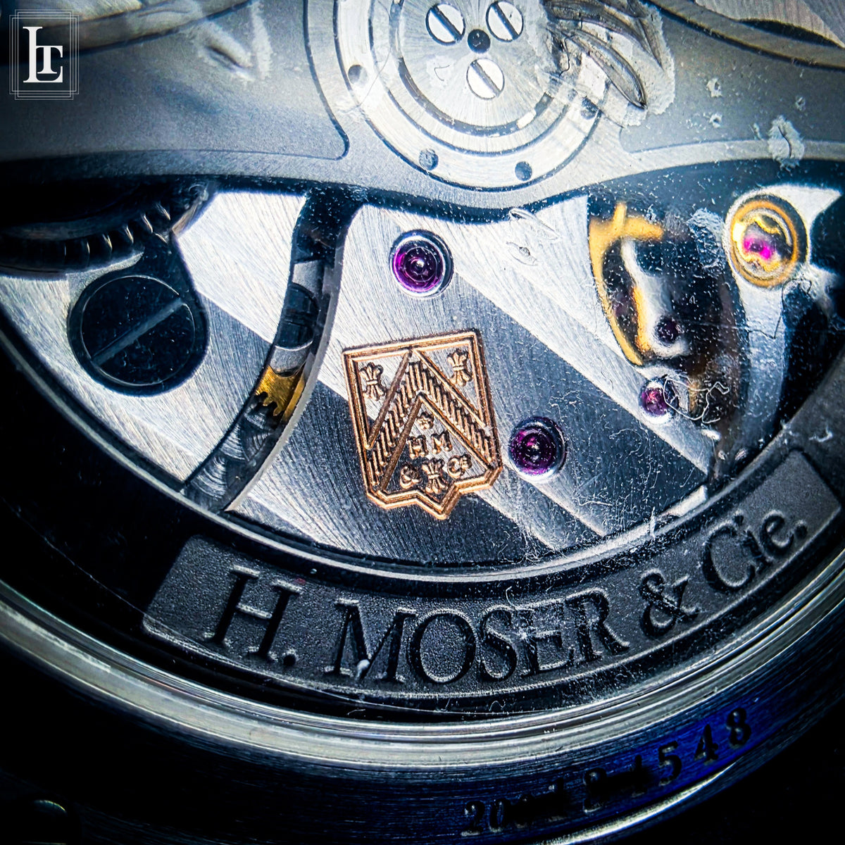 H.Moser & Cie Pioneer Artic Blue, ref. 3200-1217, 2024, movement