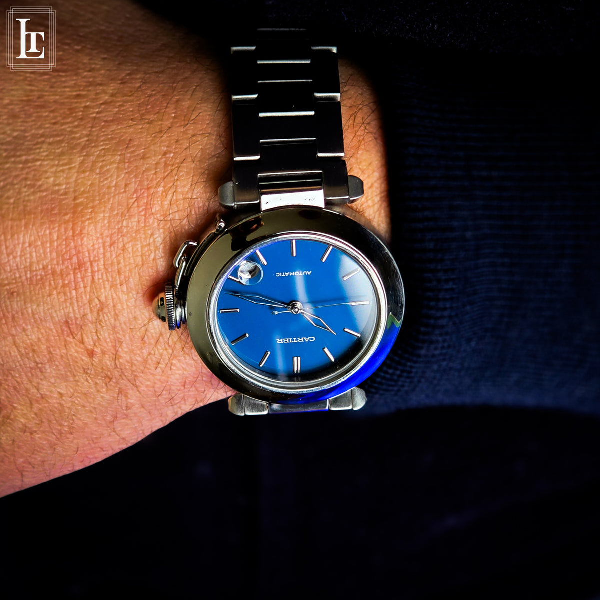 Cartier Pasha Ref. 2324 blue, 1997, photo 10 of 10