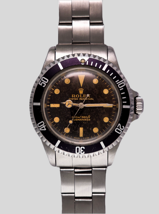 Rolex Submariner 5513 Gilt minuteria aperta