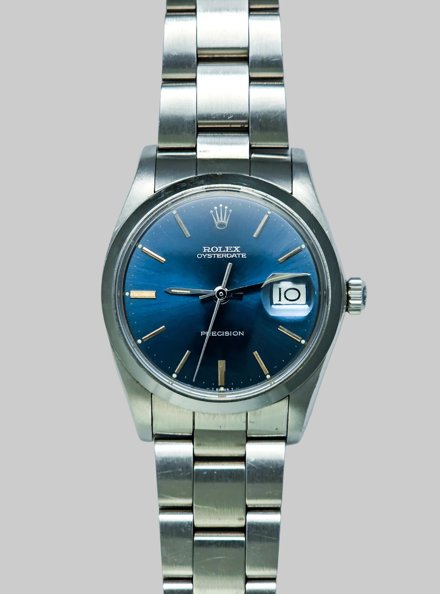 Rolex Oysterdate Precision blue – Luxo Time Firenze