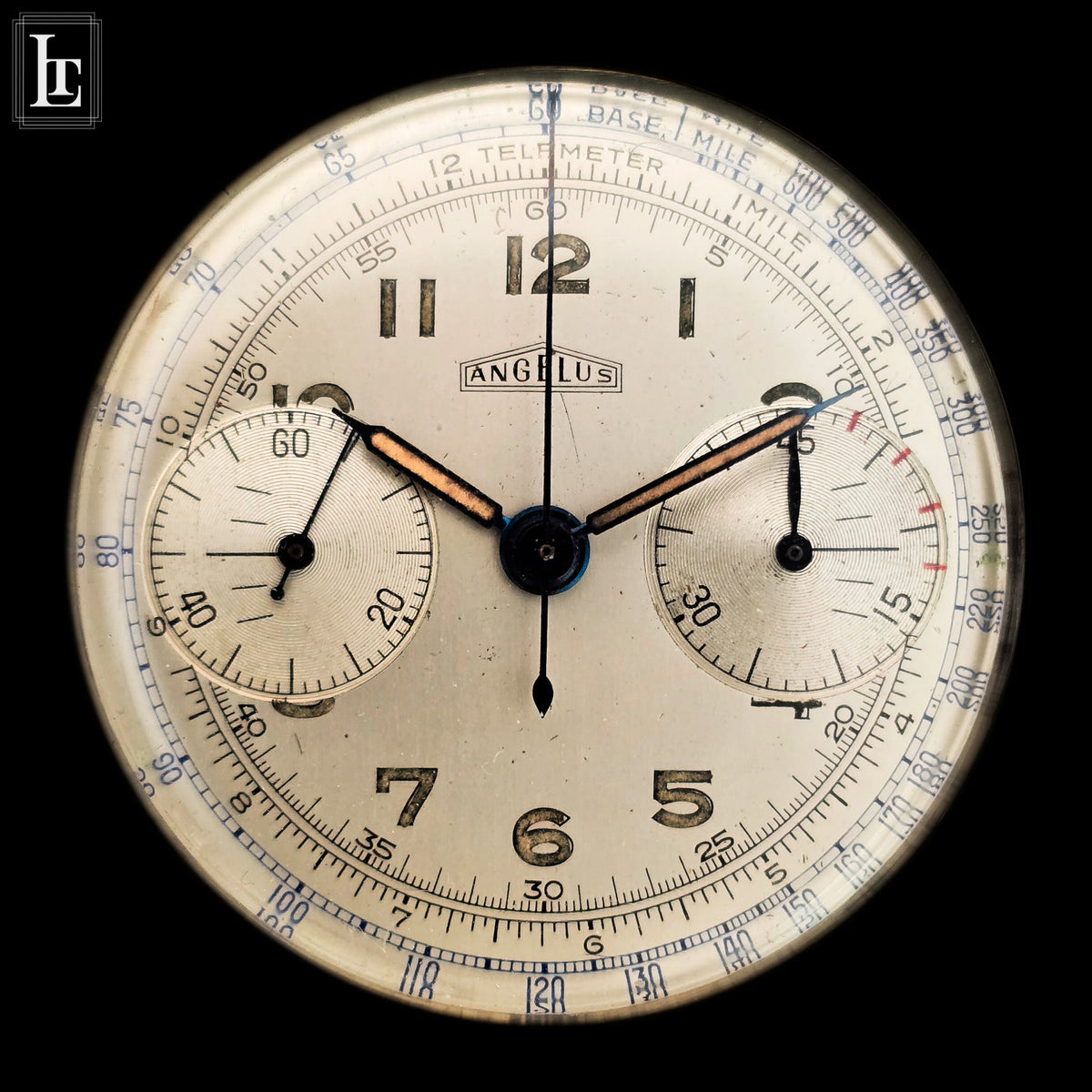 Angelus chronograph 215 pump Albino, 1950, foto 14 di 14