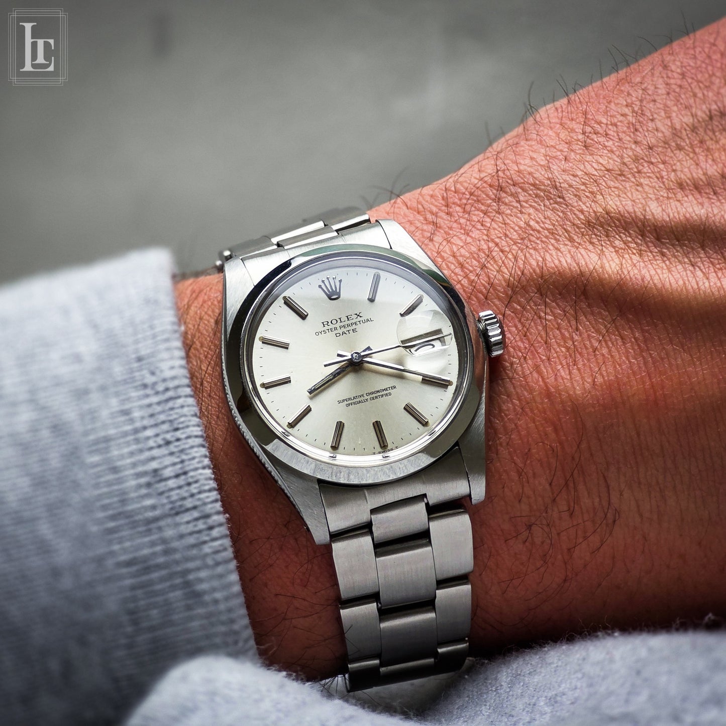 Rolex Date ref.1500 white