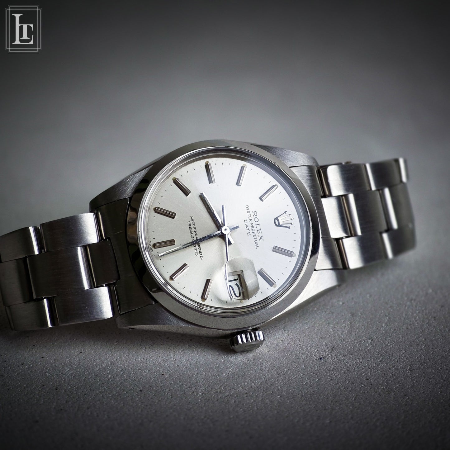 Rolex Date ref.1500 white