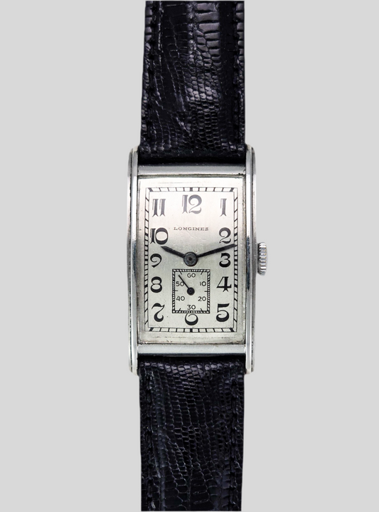 Longines rettangolare acciaio vintage