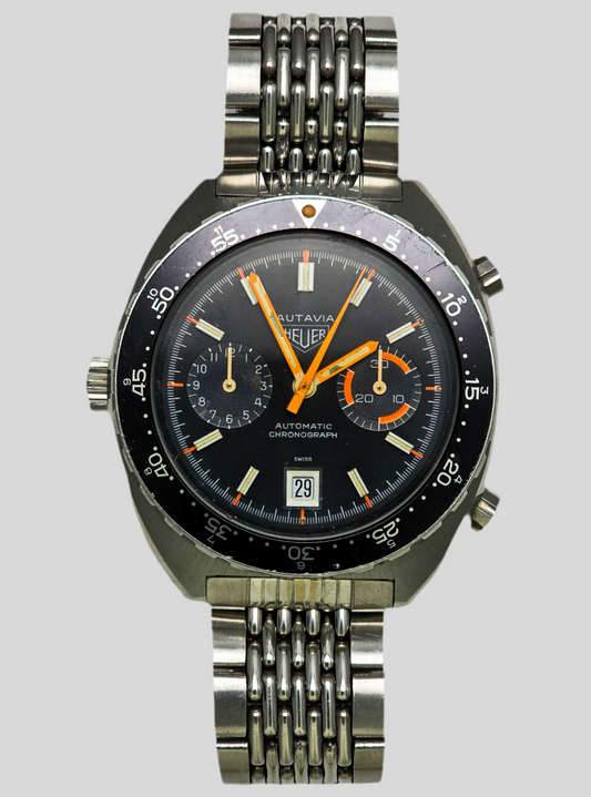 Cronografo Heuer Autavia “Orange Boy” nero