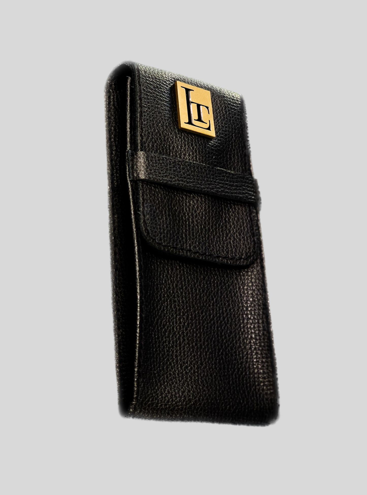 Leather watch pouch