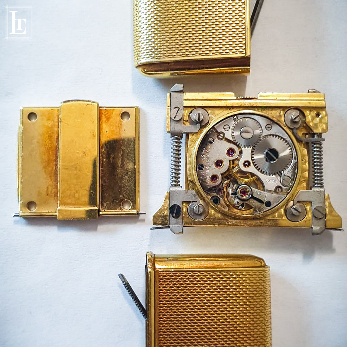 Movado Gold Ermeto Deluxe 18k, 1950, photo 8 of 8