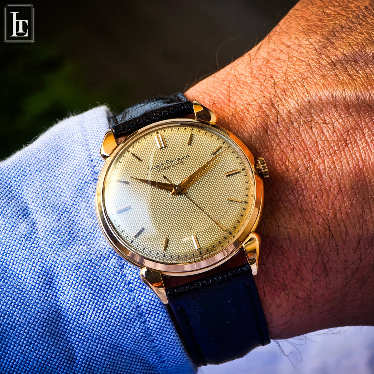 Girard Perregaux rose gold honeycomb, ref. 6468, 1958, photo 12 of 12
