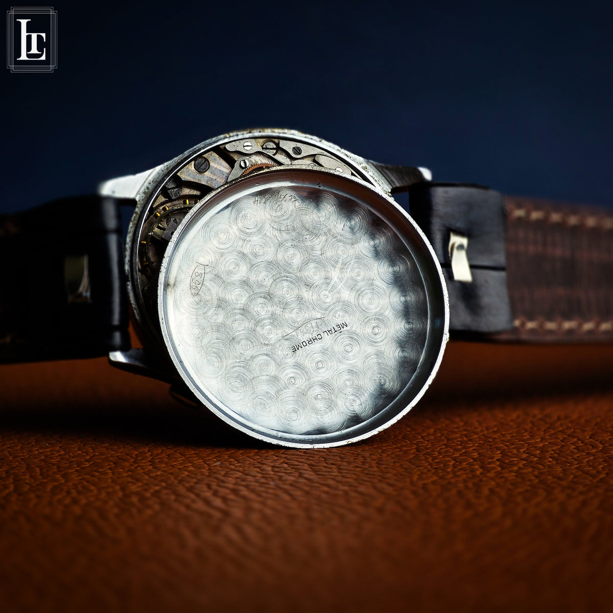Anonymous oversize chronograph monopusher, 1935, foto 13 di 13