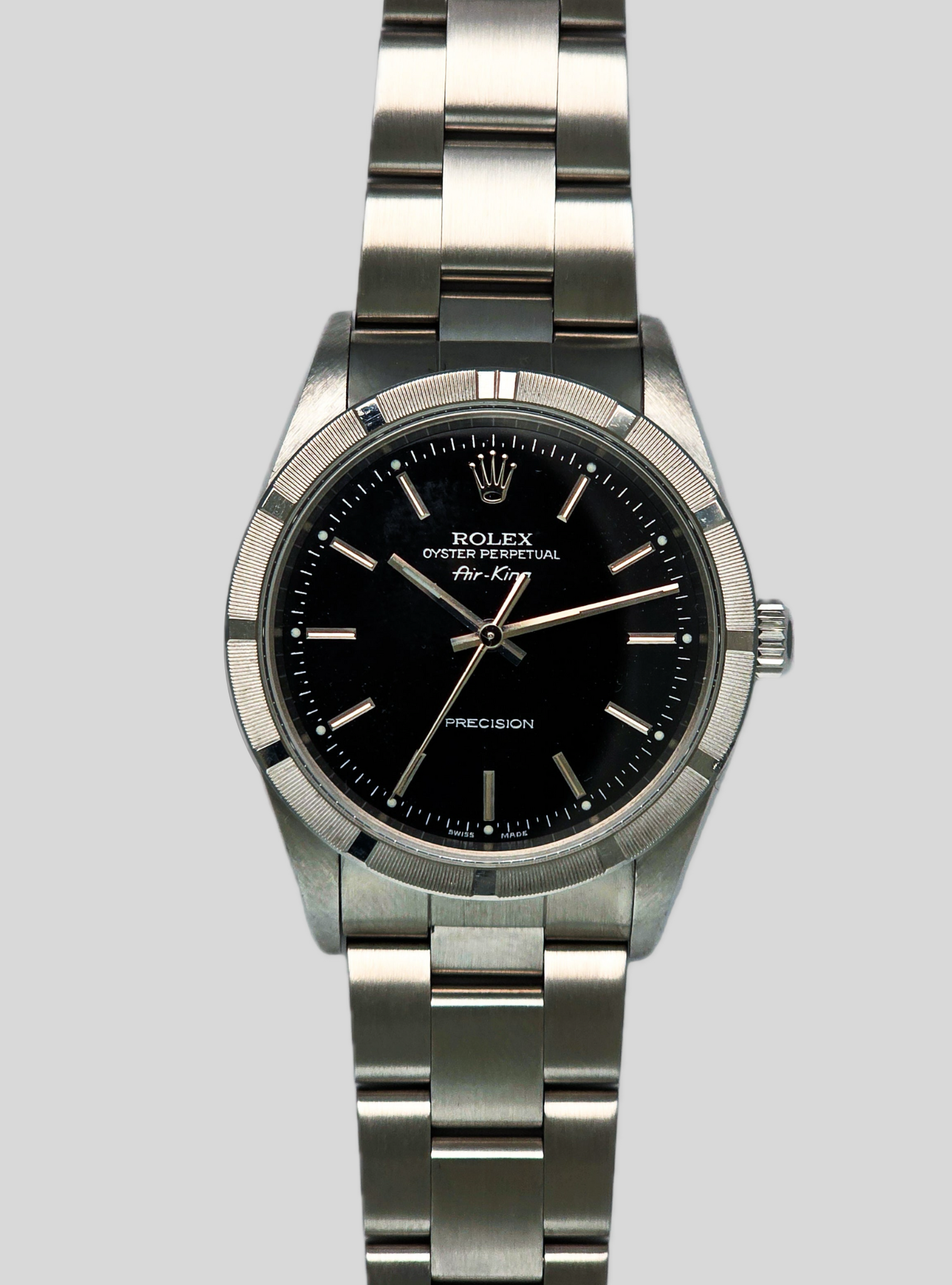 Rolex Air King 14010 black – Luxo Time Firenze