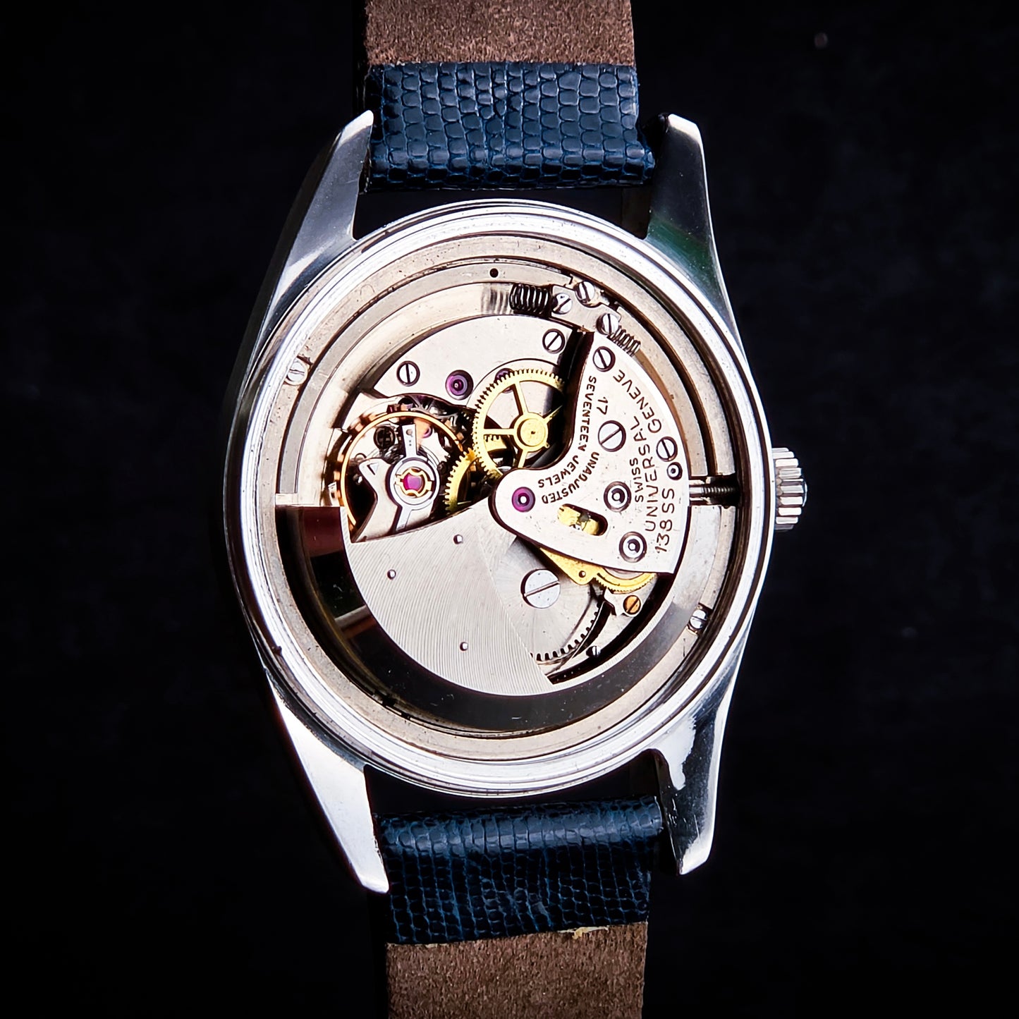 Universal Genève Polerouter nero lucido bumper