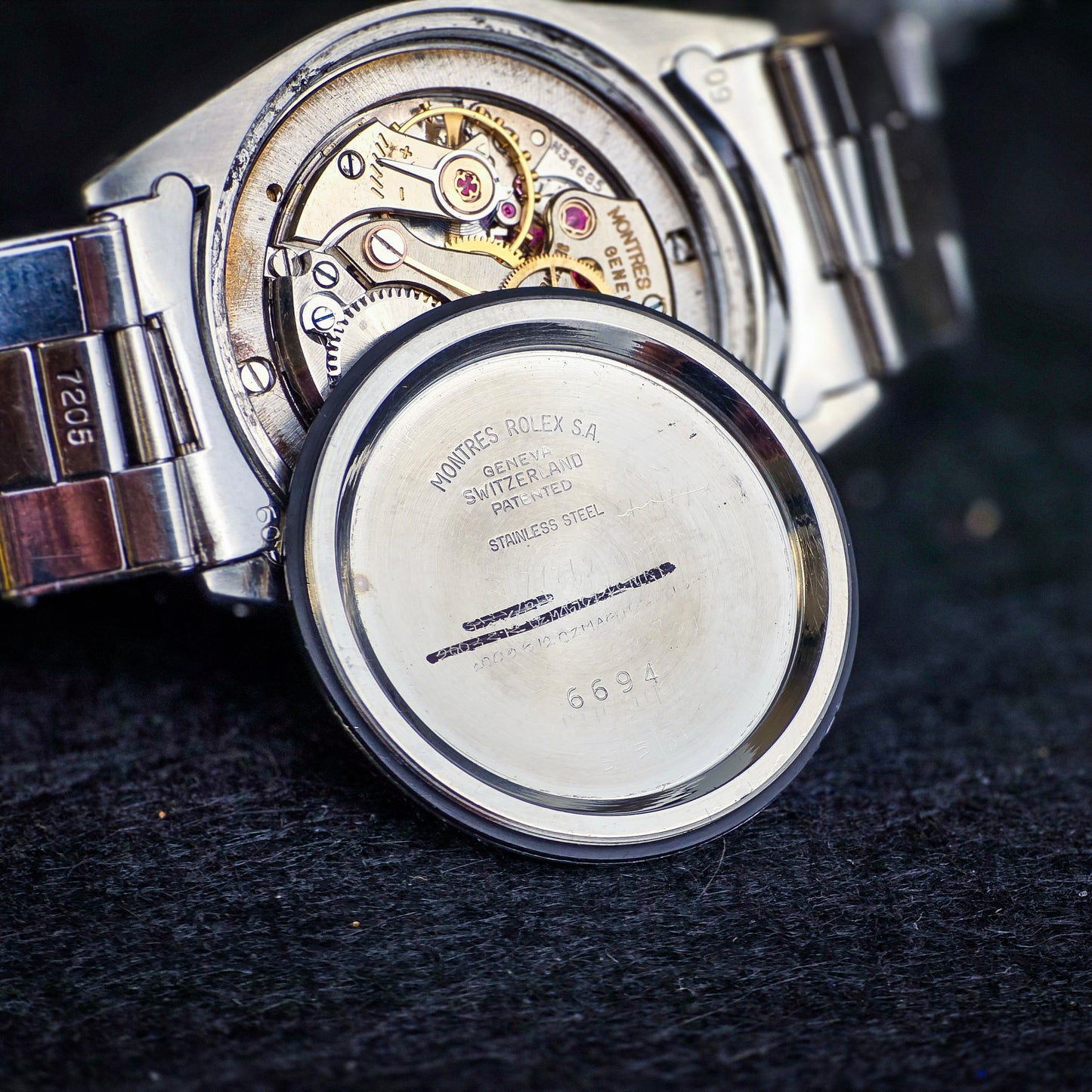 Rolex Oysterdate Precision black