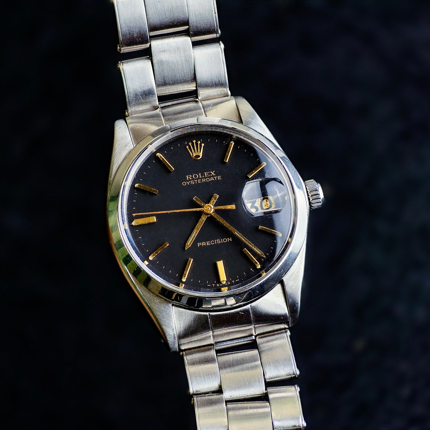 Rolex Oysterdate Precision black