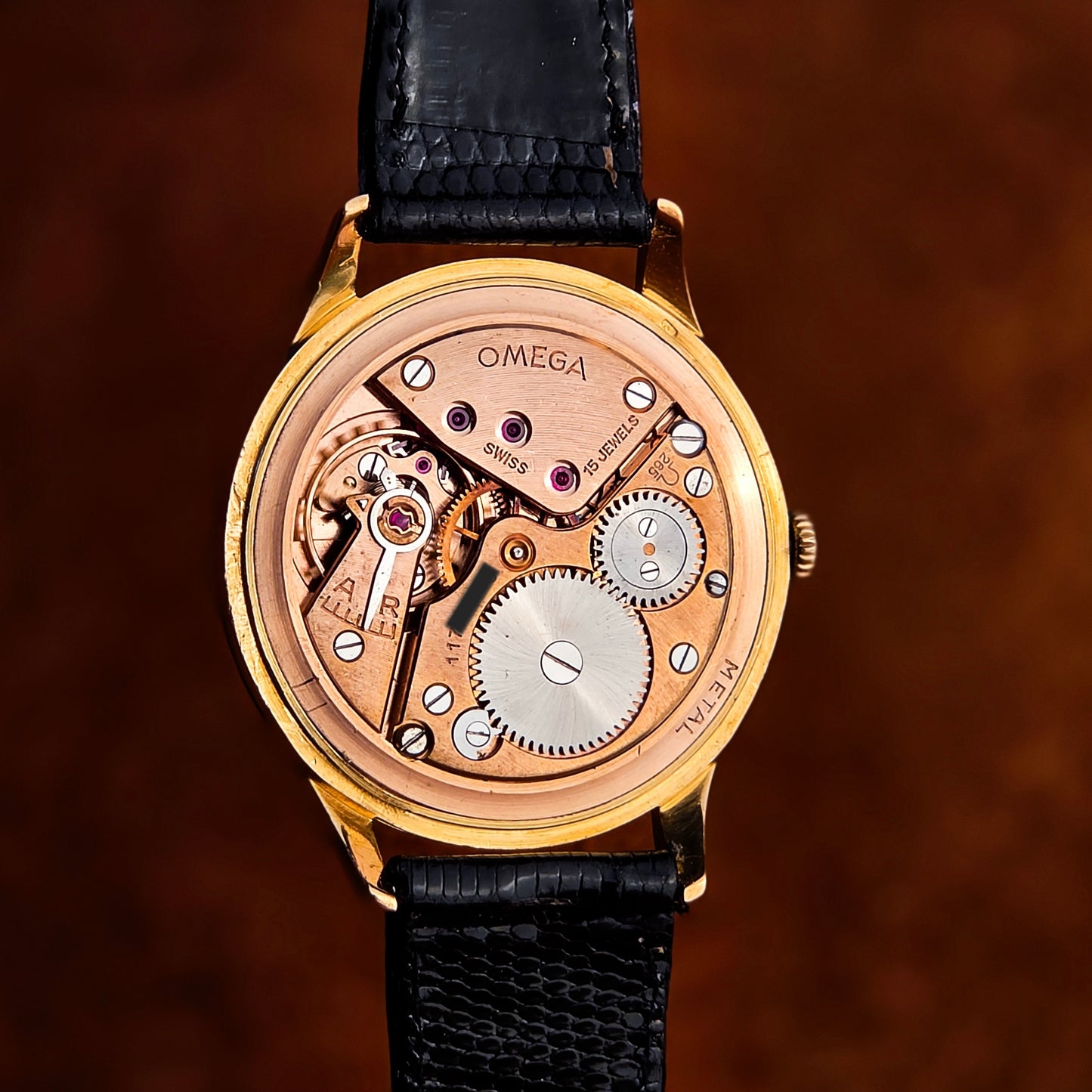 Omega Oversize 2 toni oro rosa