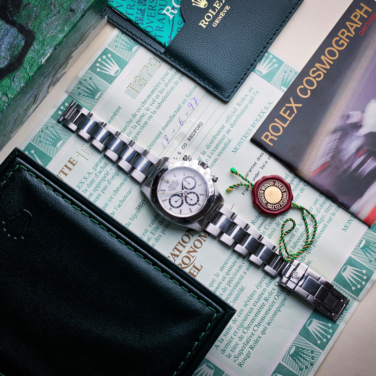 Rolex Daytona 16520 White Full Set