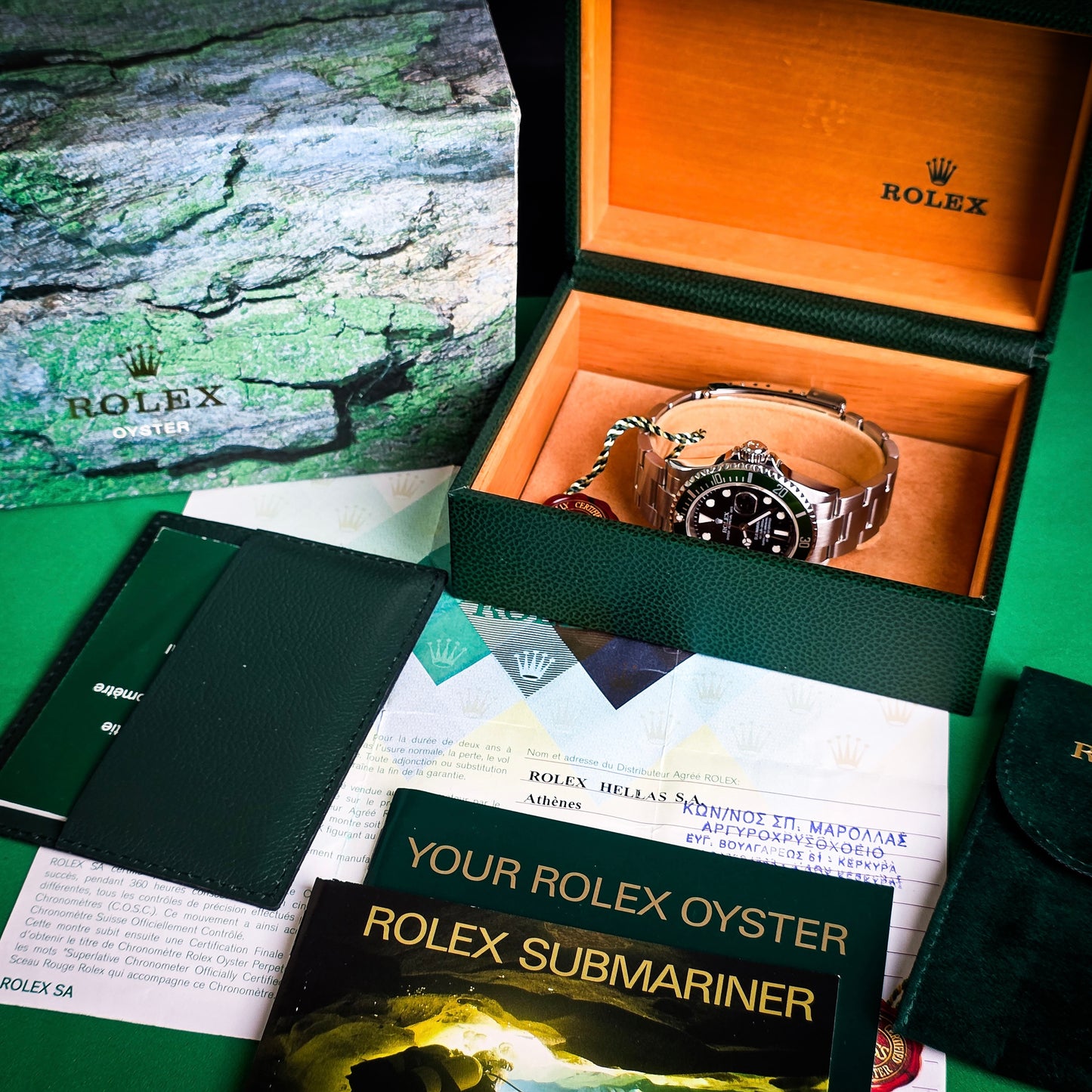 Rolex Submariner 16610 LV "Kermit" fat 4