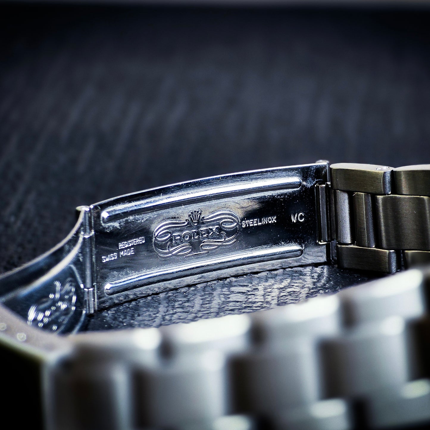 Rolex Date Engine Bezel 1501 grigio