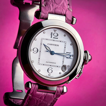 Cartier Pasha C Rif. 2324 Madreperla rosa