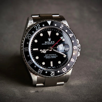 Rolex GMT Master II 16710 black Full Set