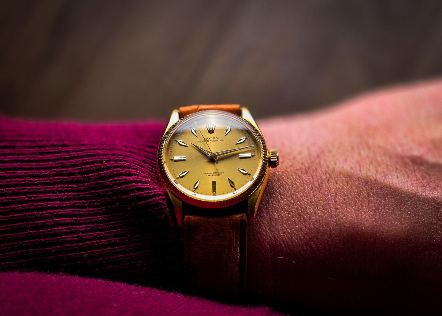 Rolex OP 6567 Yellow Gold