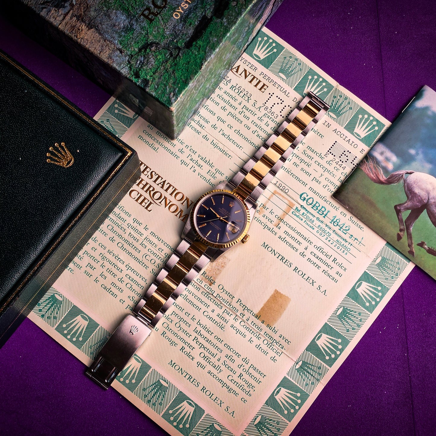 Rolex Datejust 16233 steel & gold Full Set