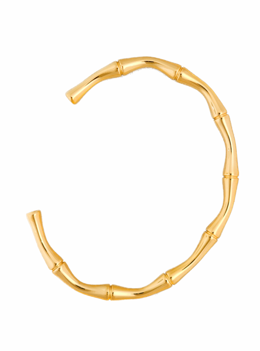 Gold florentine Bambù bracelet