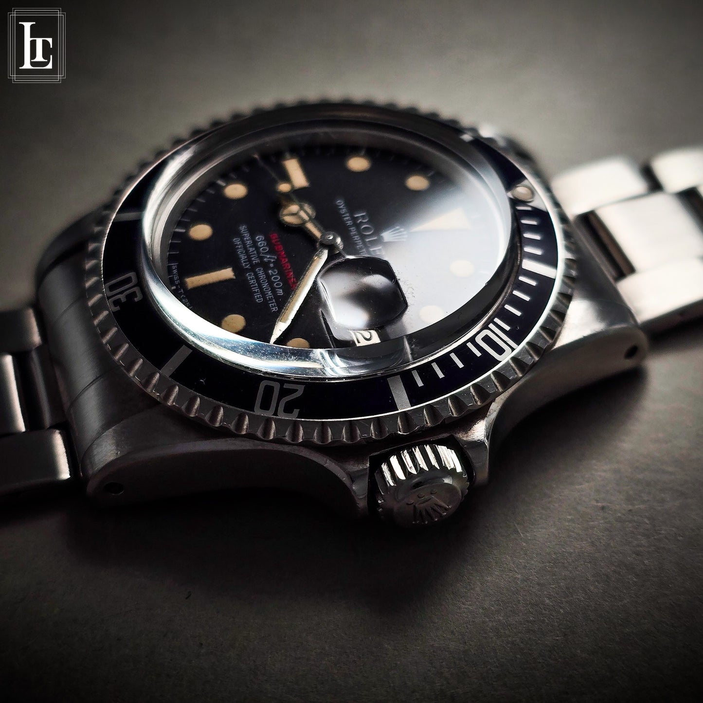 Rolex Submariner 1680 red writing b&p