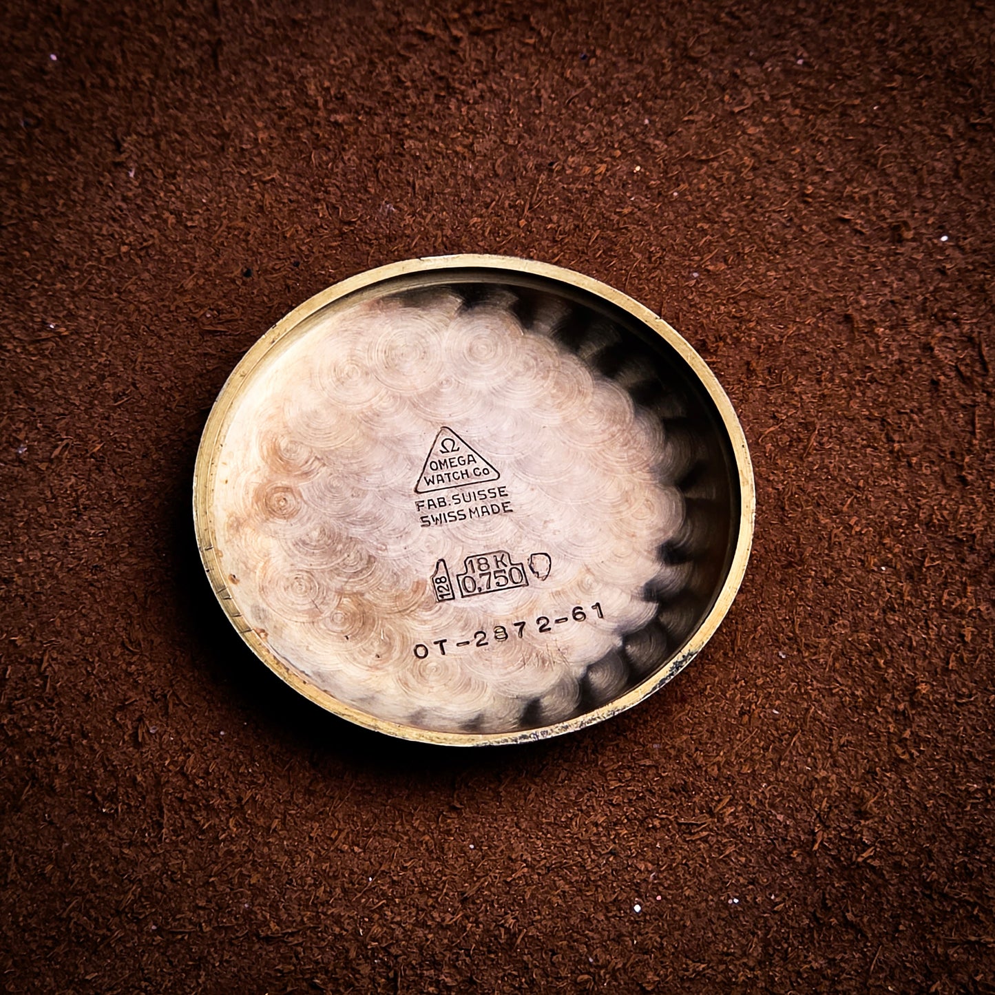 Omega 320 chronograph rose gold 18k