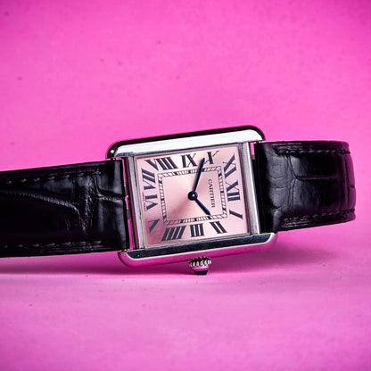 Cartier Tank Solo quarzo rosa