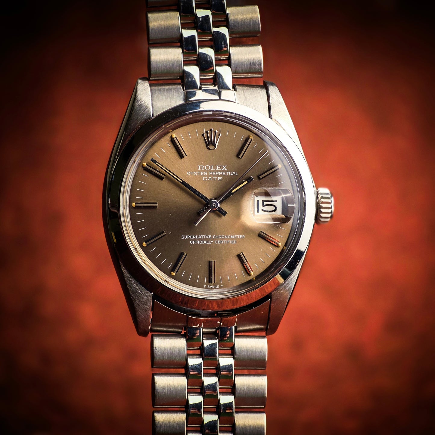 Rolex Date ref.1500 caramel dial