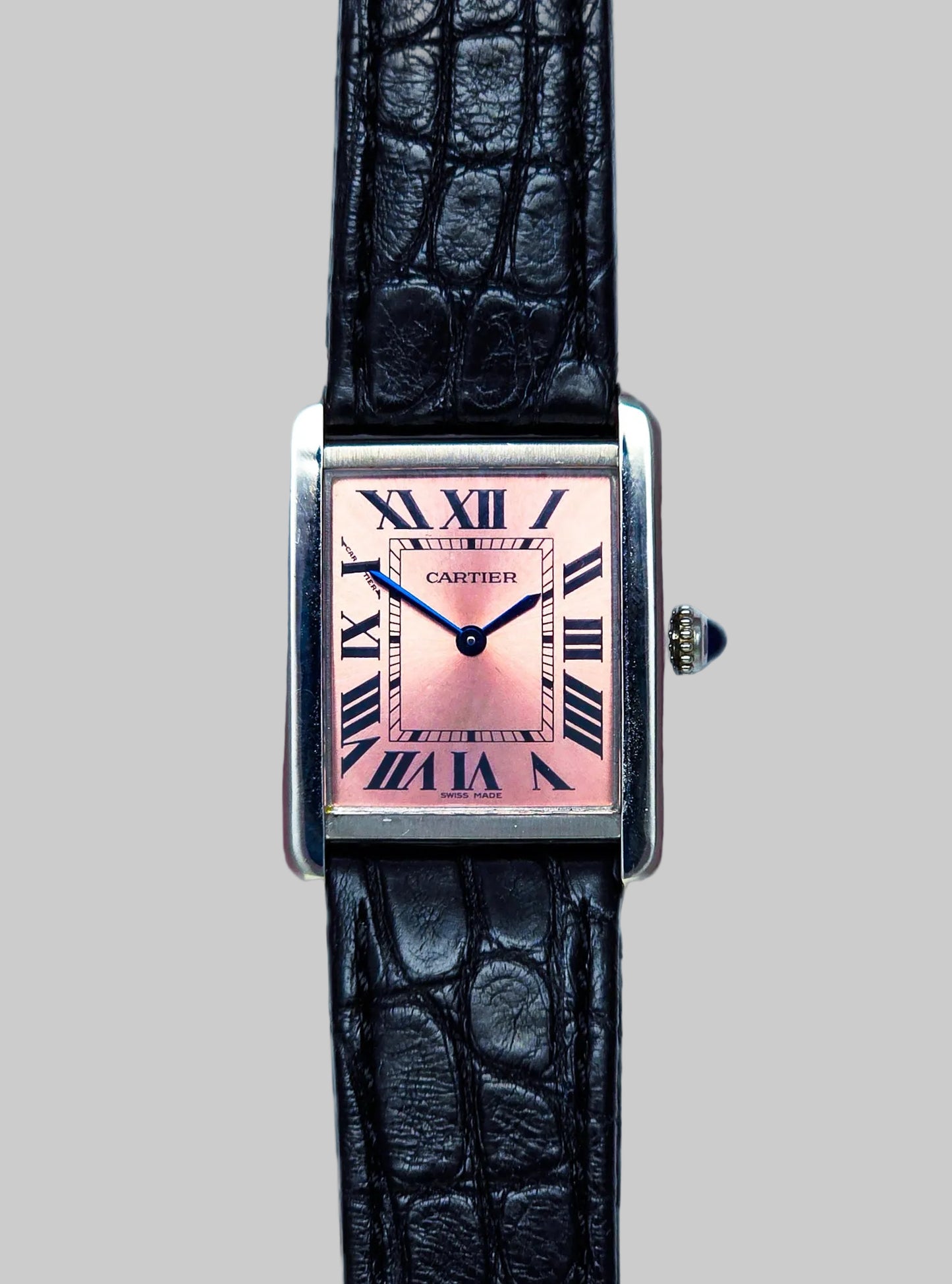 Cartier Tank Solo quarzo rosa
