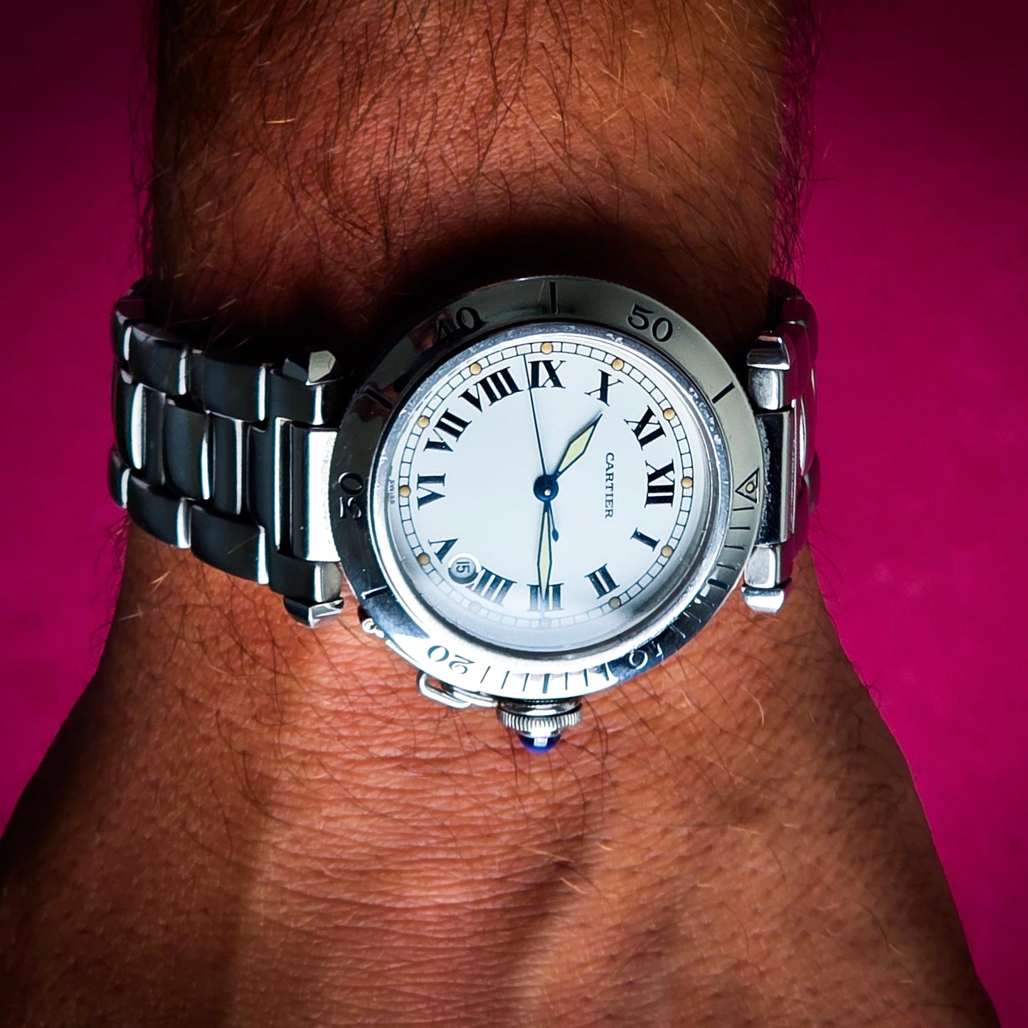 Cartier Pasha 38 mm bracelet