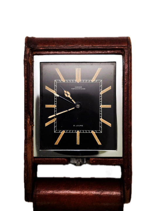 Jaeger LeCoultre travel clock 8 days