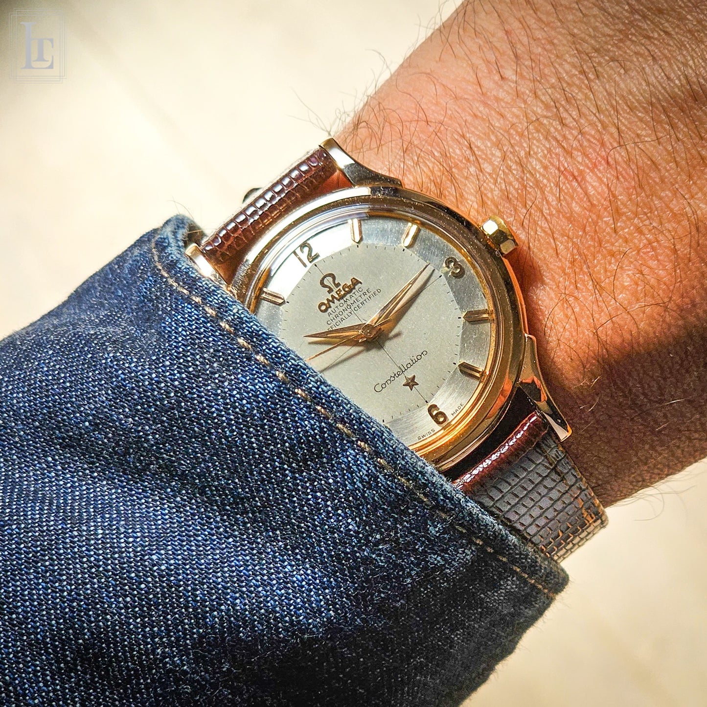 Omega Constellation Piepan 18k