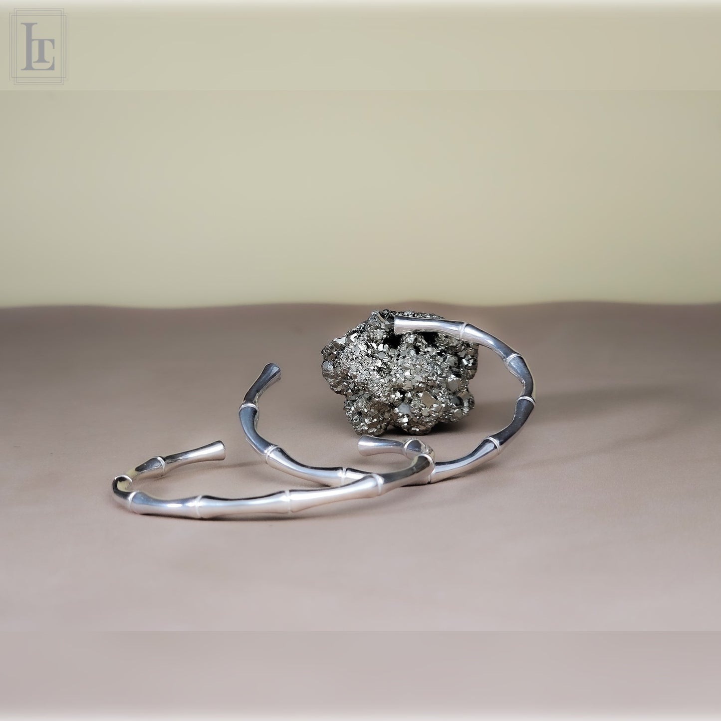 Silver florentine Bambù bracelet