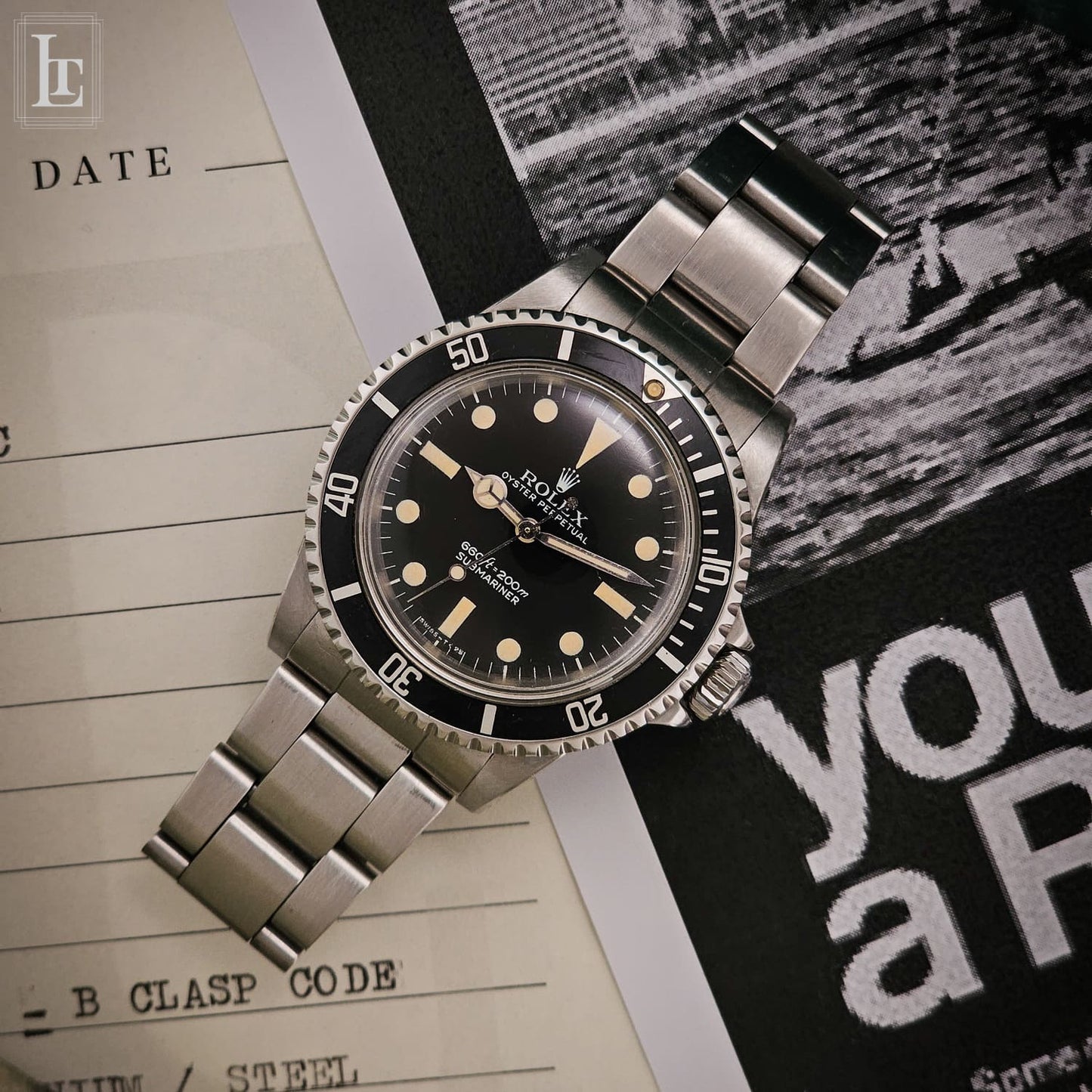 Rolex Submariner 5513 Maxi quadrante MK1